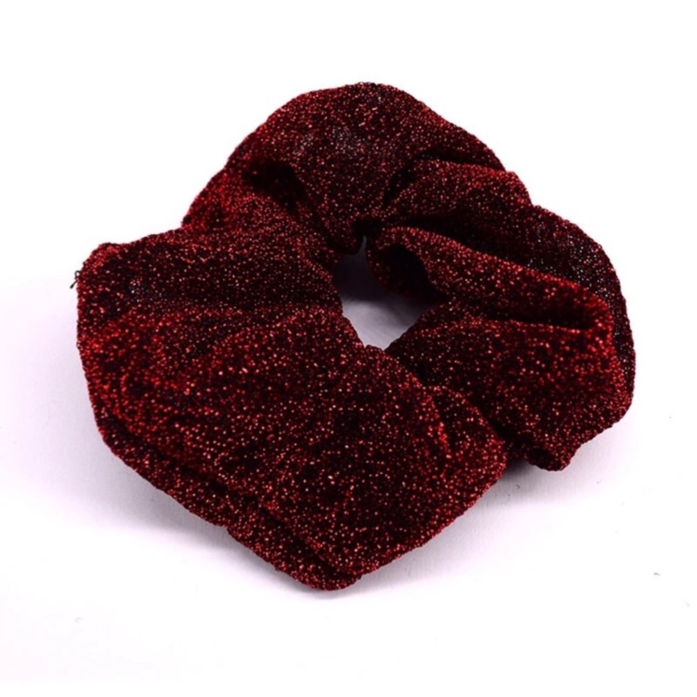 Red Glitter scrunchie - Picture 1 of 1